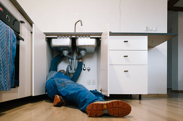 Professional Drain Cleaning technician working in Rowley, MA